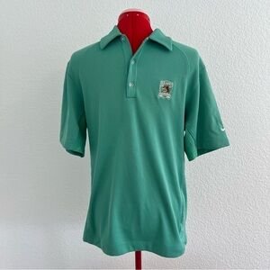 Nike Golf Green Polo Shirt Collared US Open Size Small